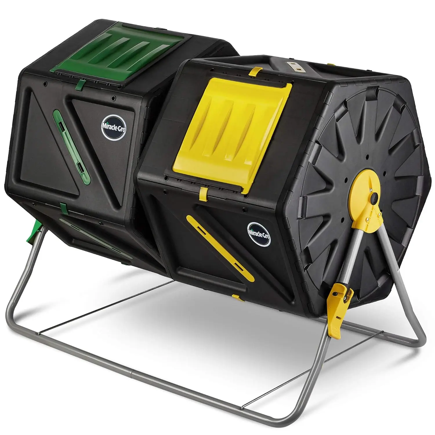 Dual Chamber Compost Tumbler 55 Gallon Easy-Turn Heavy-Duty All-Season 2 Sliding Doors, Custom
Dual Chamber Compost Tumbler 55 Gallon Easy-Turn Heavy-Duty All-Season 2 Sliding Doors, Custom