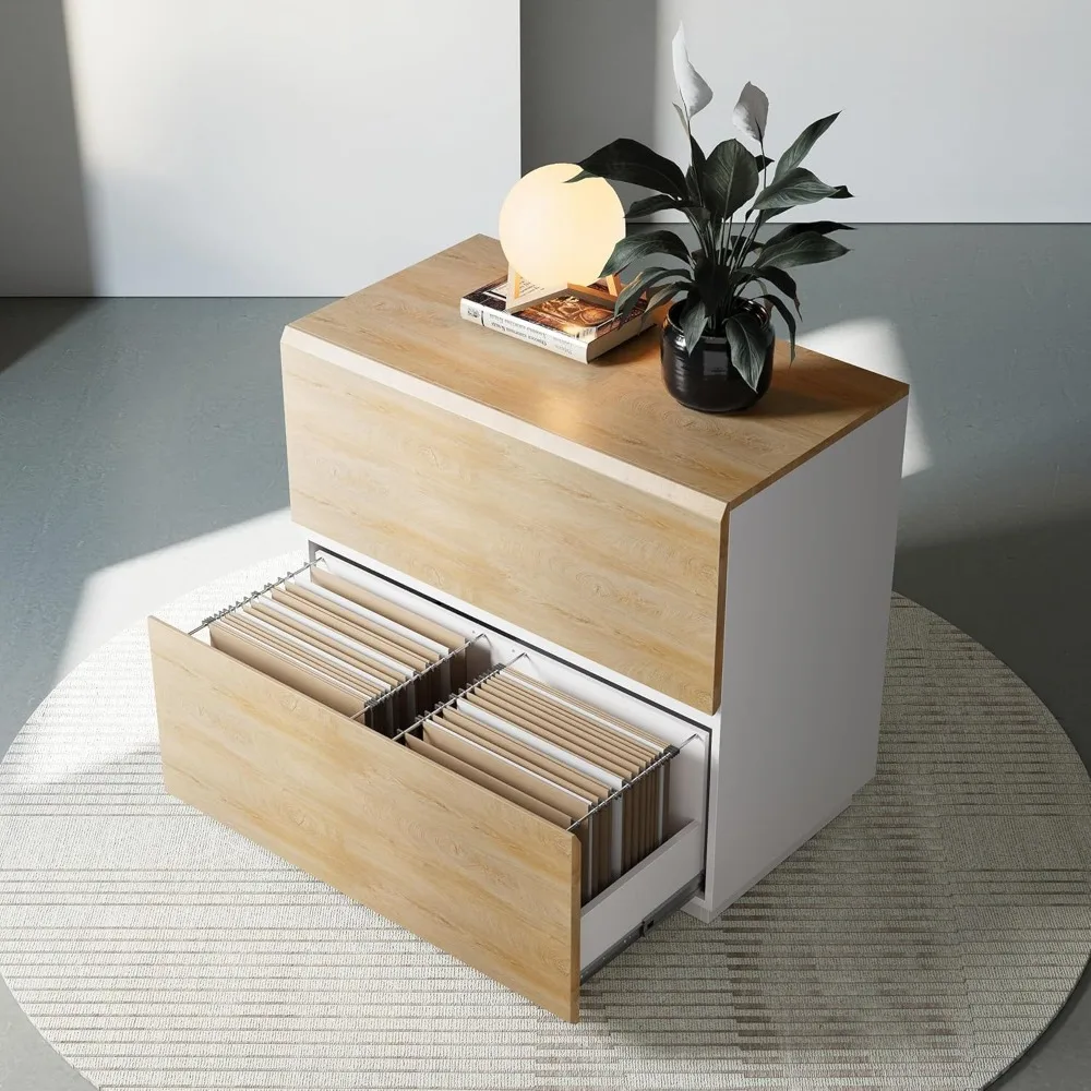 2 Drawer Lateral File Cabinet, 31W*28H Wood Filing Cabinet with Anti-tilt Mechanism, Home Office Storage Filing for Letter
2 Drawer Lateral File Cabinet, 31W*28H Wood Filing Cabinet with Anti-tilt Mechanism, Home Office Storage Filing for Letter