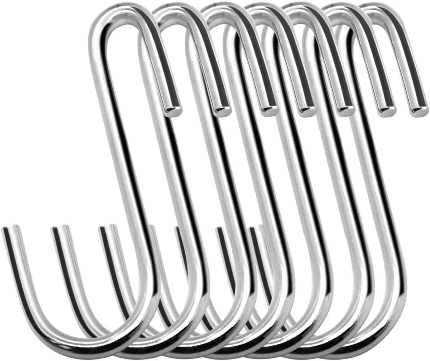 30 Pack Heavy Duty S Hooks for Hanging Pots, Pans, Utensils, Clothes, Towels, Plants
30 Pack Heavy Duty S Hooks for Hanging Pots, Pans, Utensils, Clothes, Towels, Plants