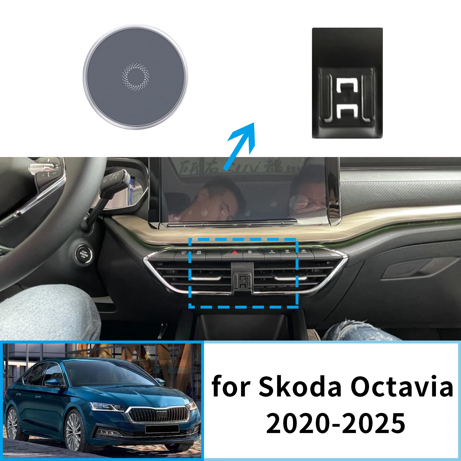 for Skoda Octavia A8 2020-2025 Specific Dashboard Navigation Phone Holder Mount Design Car accessoires
for Skoda Octavia A8 2020-2025 Specific Dashboard Navigation Phone Holder Mount Design Car accessoires
