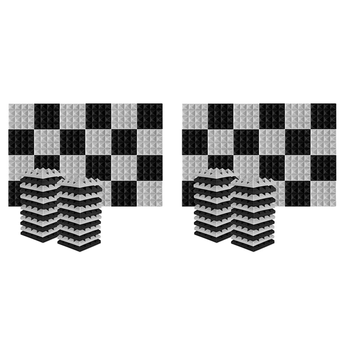 48 шт. 25x25x5 см студийная Акустическая Звукоизоляция из пенопласта Пирамидка шумоизоляция звукопоглощающие обработанные панели черный + серый
48 шт. 25x25x5 см студийная Акустическая Звукоизоляция из пенопласта Пирамидка шумоизоляция звукопоглощающие обработанные панели черный + серый