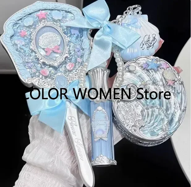 Flower Knows Shell Pearl Collection Mirror powder lipstick gloss highlighter Cosmetic Makeup Sets
Flower Knows Shell Pearl Collection Mirror powder lipstick gloss highlighter Cosmetic Makeup Sets