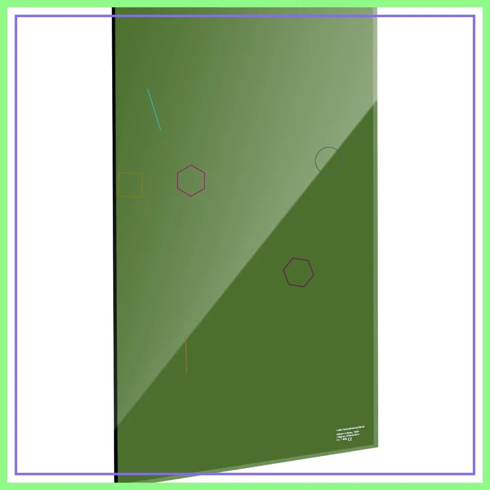 Laser Safety Window Shield 800-1100nm 12x12x0.2in High Power Protection Plate for 980-1080nm Fiber Infrared
Laser Safety Window Shield 800-1100nm 12x12x0.2in High Power Protection Plate for 980-1080nm Fiber Infrared
