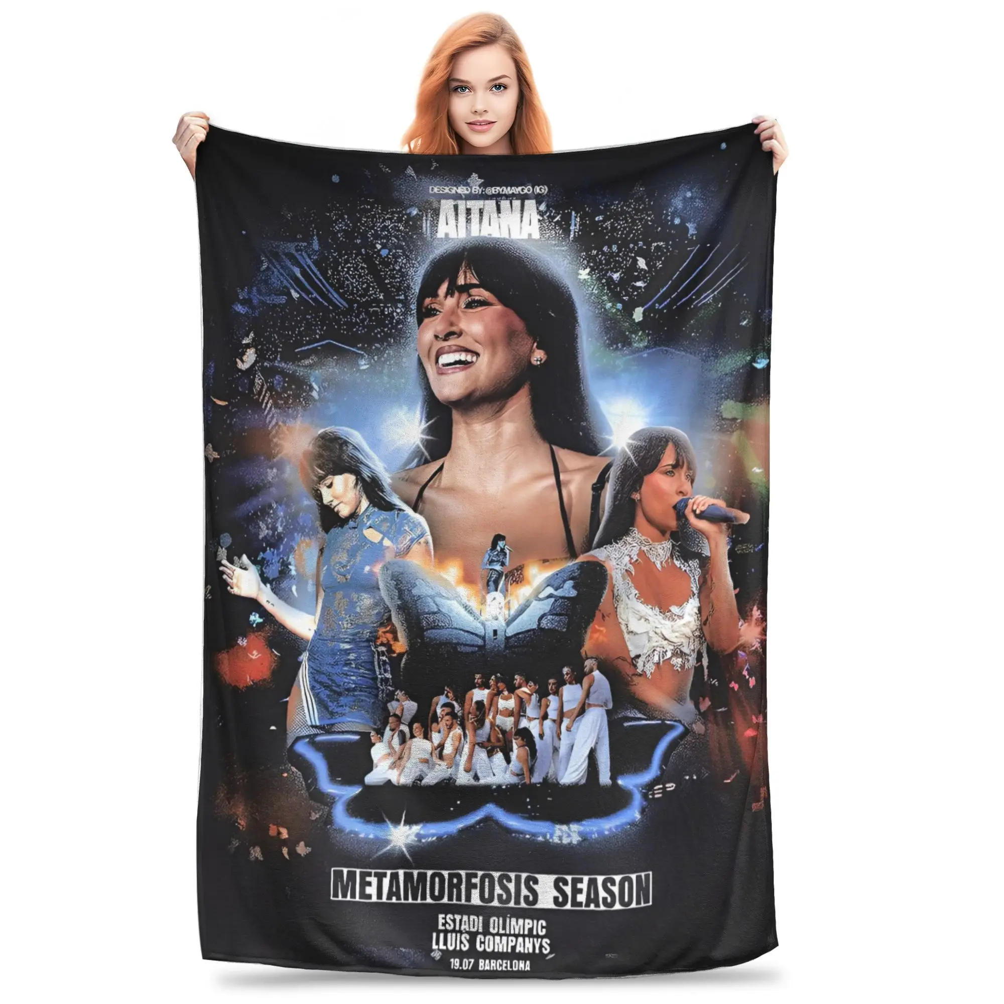 Aitana Music Singer Flannel Blanket Spring Warm Throw Blanket for Girls Boys Home Decor Novelty Bedspread Sofa Bed Cover
Aitana Music Singer Flannel Blanket Spring Warm Throw Blanket for Girls Boys Home Decor Novelty Bedspread Sofa Bed Cover