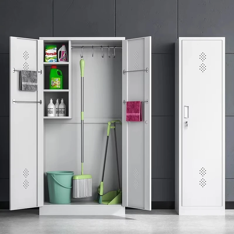 Stainless steel single and double door cleaning cabinet steel mop broom cleaning cabinet sanitary tools balcony sundries storage
Stainless steel single and double door cleaning cabinet steel mop broom cleaning cabinet sanitary tools balcony sundries storage