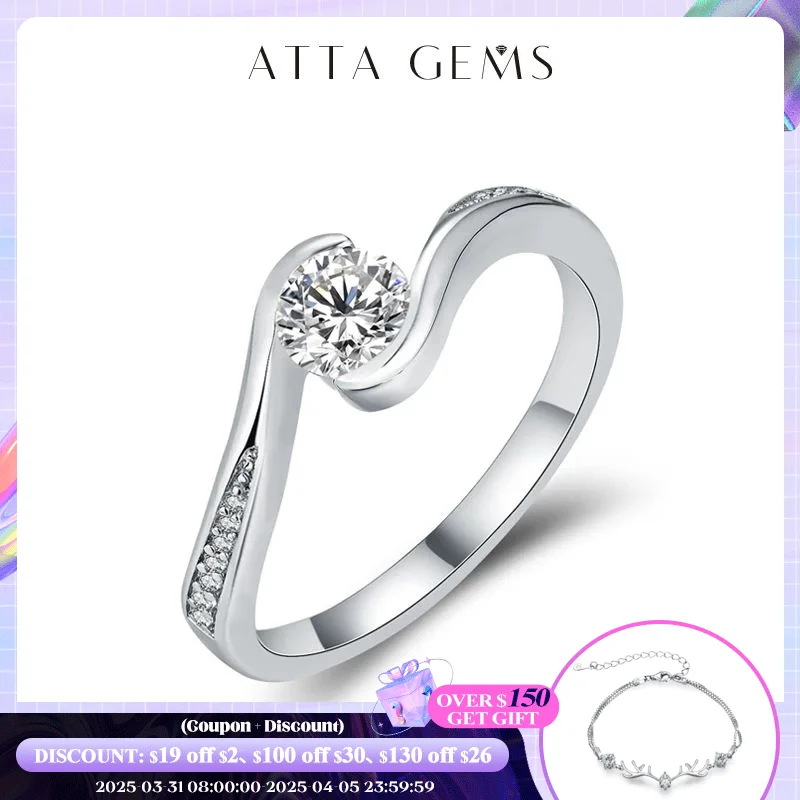 ATTAGEMS Solitaire Male Ring 5.0mm Round Diamond Moissanite Antique 925 Sterling Silver Ring For Woemen Wedding Fine Jewelry
ATTAGEMS Solitaire Male Ring 5.0mm Round Diamond Moissanite Antique 925 Sterling Silver Ring For Woemen Wedding Fine Jewelry
