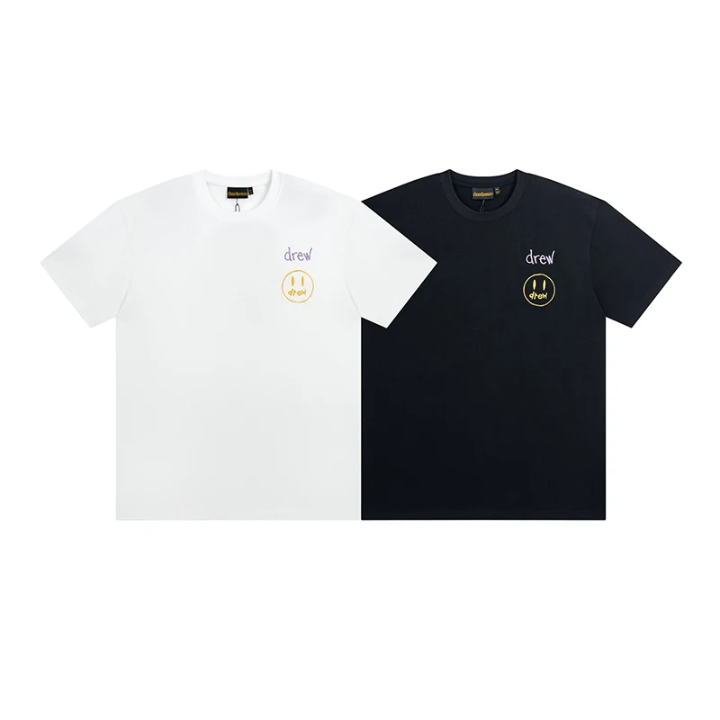 Drew House New Mens Clothing Embroidered logo T shirt men's and women's printed loose short sleeve T-shirt Ropa hombre
Drew House New Mens Clothing Embroidered logo T shirt men's and women's printed loose short sleeve T-shirt Ropa hombre