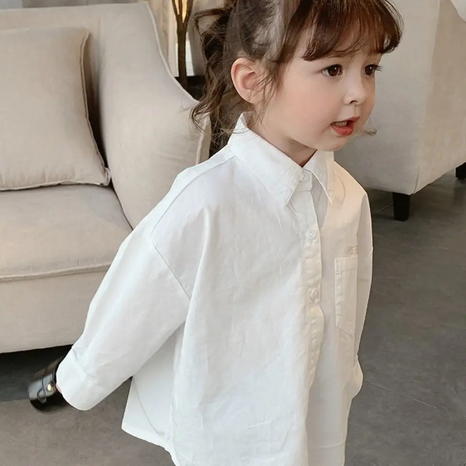Baby girl shirt Blouse Spring and Autumn new style children's loose long sleeved shirt
Baby girl shirt Blouse Spring and Autumn new style children's loose long sleeved shirt
