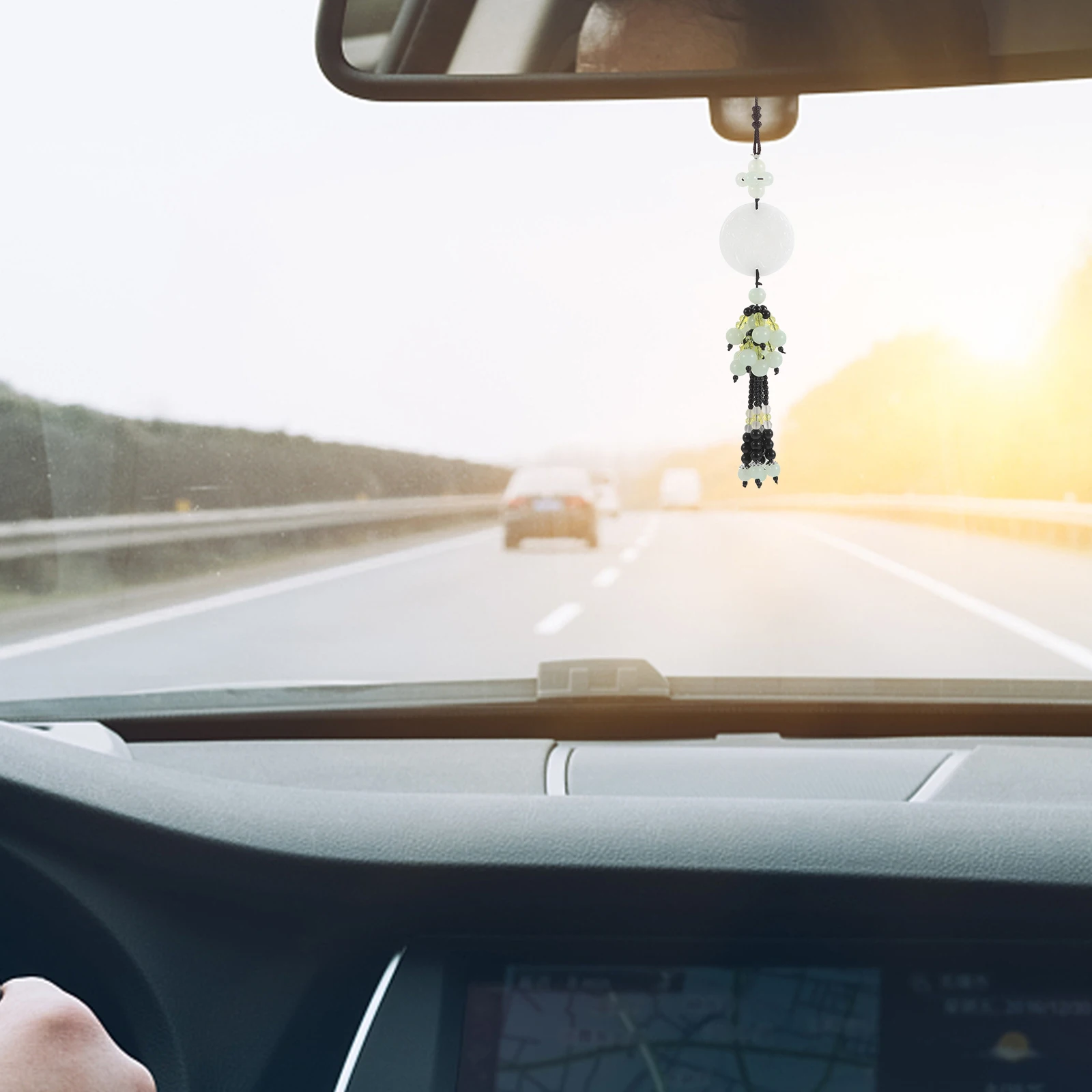 Automotive Interior Hanging Accessories Rear View Mirror Decorations White Glass Pendant Dangling Car Mirror Hanging
Automotive Interior Hanging Accessories Rear View Mirror Decorations White Glass Pendant Dangling Car Mirror Hanging