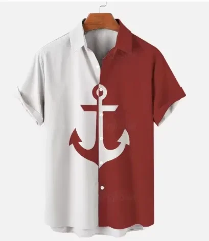 Weiyi Shirt Paired with Men's 3D Boat Anchor Stamp Informal Short Sleeved Shirt Loose Fitting Clothes 2026 Shirt
Weiyi Shirt Paired with Men's 3D Boat Anchor Stamp Informal Short Sleeved Shirt Loose Fitting Clothes 2026 Shirt