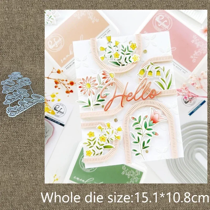 Новый дизайн: металлическая вырубная форма-трафарет для скрапбукинга, вырезания, тиснения, создания открыток и альбомов, с дизайном «Hello Hugs Thanks Celebrate»
Новый дизайн: металлическая вырубная форма-трафарет для скрапбукинга, вырезания, тиснения, создания открыток и альбомов, с дизайном «Hello Hugs Thanks Celebrate»