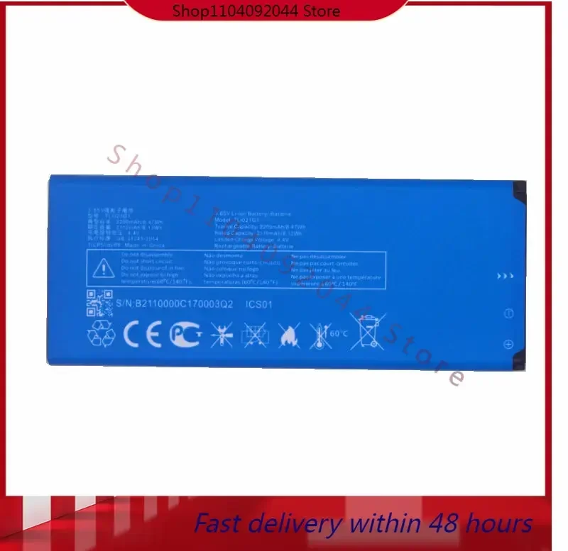 Новый сменный аккумулятор TLi021G1 емкостью 2200 мАч для TCL A1 A501DL Alcatel Insight 5005r
Новый сменный аккумулятор TLi021G1 емкостью 2200 мАч для TCL A1 A501DL Alcatel Insight 5005r