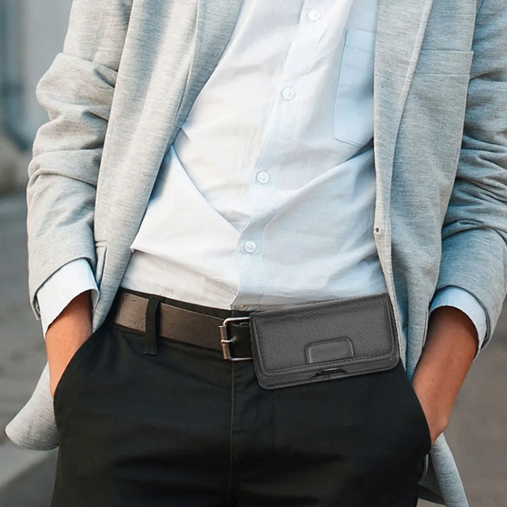Universal Waist Belt Bag For 4.7-6.1 Inch Smartphones Multi-Functional Portable Phone Sturdy Nylon Scratch Water Resistant
Universal Waist Belt Bag For 4.7-6.1 Inch Smartphones Multi-Functional Portable Phone Sturdy Nylon Scratch Water Resistant