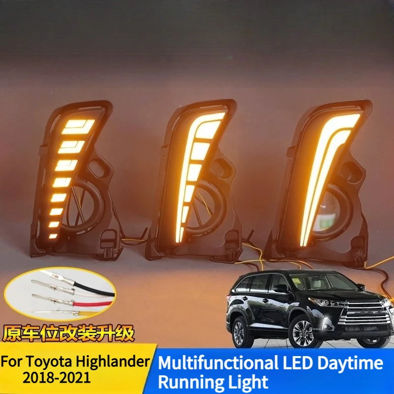 For Toyota Highlander 2018-2021 Daytime Running Lights Modified LED Sequential Turn Signal Driving Lights Car Accessories
For Toyota Highlander 2018-2021 Daytime Running Lights Modified LED Sequential Turn Signal Driving Lights Car Accessories