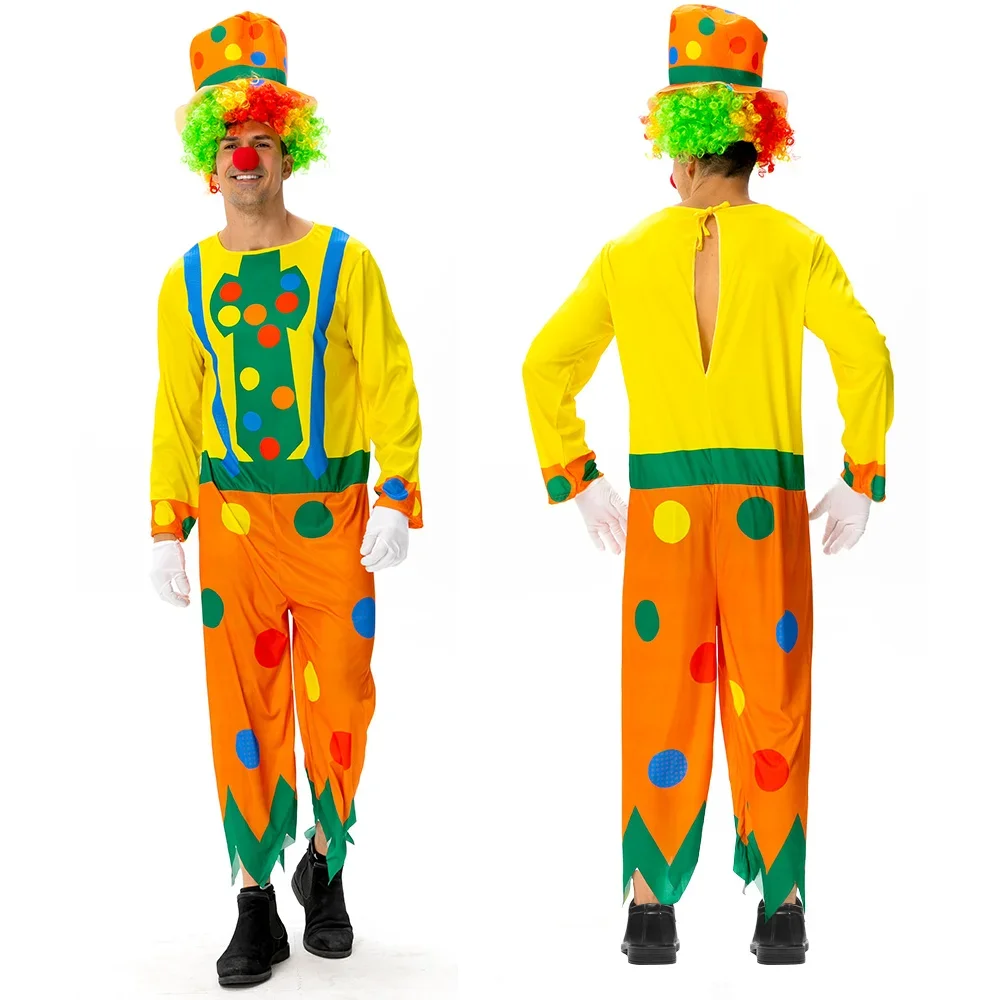 Костюмы для косплея Clown de Cirque drôle pour hommes adultes comprenant perruque nez hommes fête à thème spectacle sur sc
Костюмы для косплея Clown de Cirque drôle pour hommes adultes comprenant perruque nez hommes fête à thème spectacle sur sc