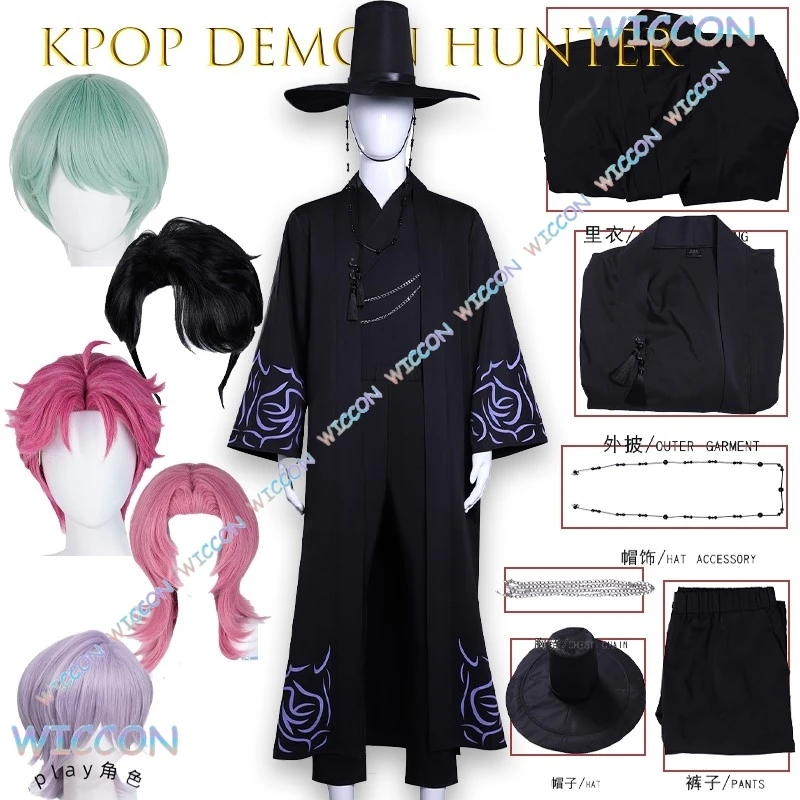 Anime Game KP OPDemoHunter Jinu Abby Baby Mystery Romance Cosplay Costume Demon Boy Band Outfit Idol Stage Performance Halloween
Anime Game KP OPDemoHunter Jinu Abby Baby Mystery Romance Cosplay Costume Demon Boy Band Outfit Idol Stage Performance Halloween