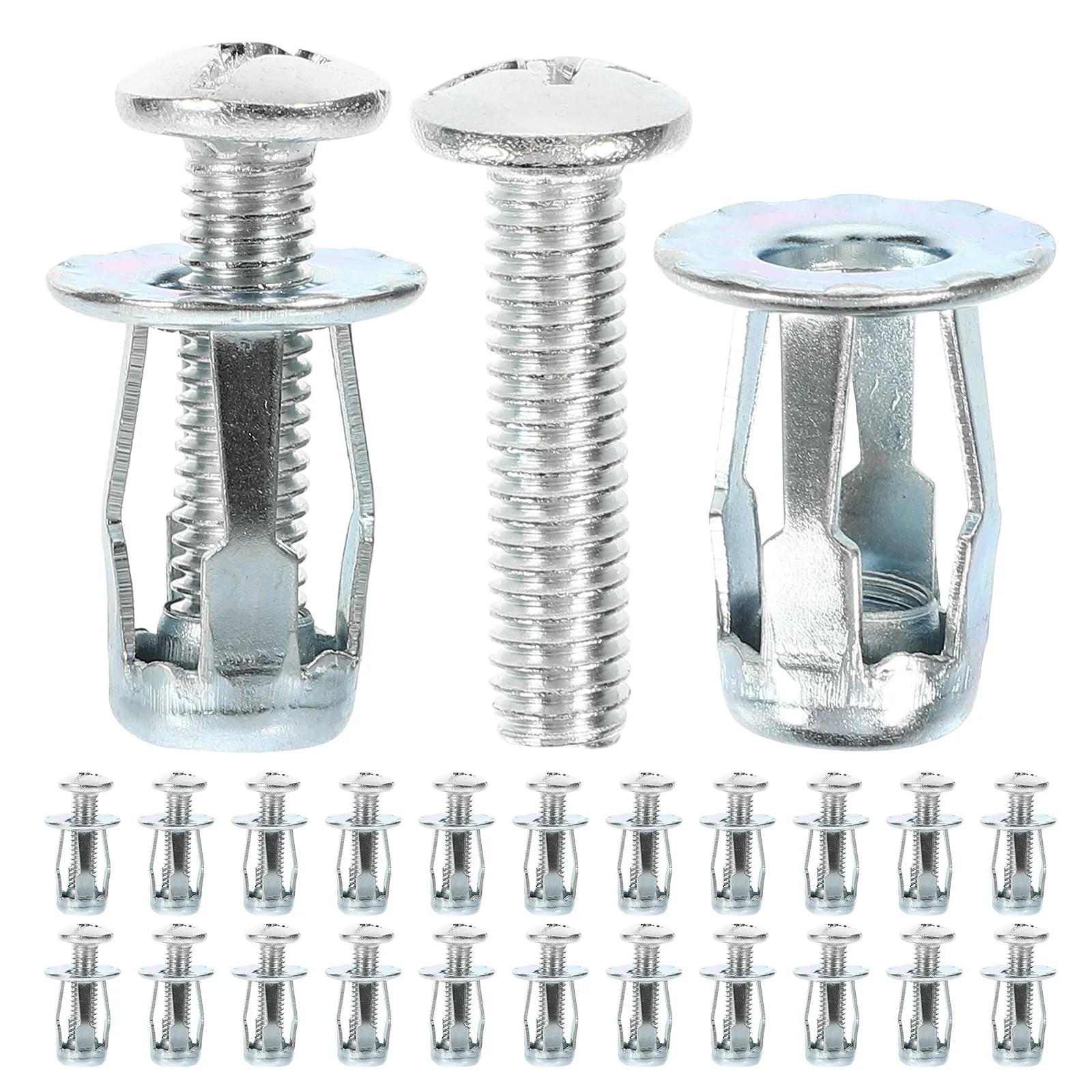 25 Sets Rivet Nut Inserts 1 4 20 Threaded Petal Nuts Screw Anchors Galvanized Steel Plastic Wood Metal Compatible
25 Sets Rivet Nut Inserts 1 4 20 Threaded Petal Nuts Screw Anchors Galvanized Steel Plastic Wood Metal Compatible