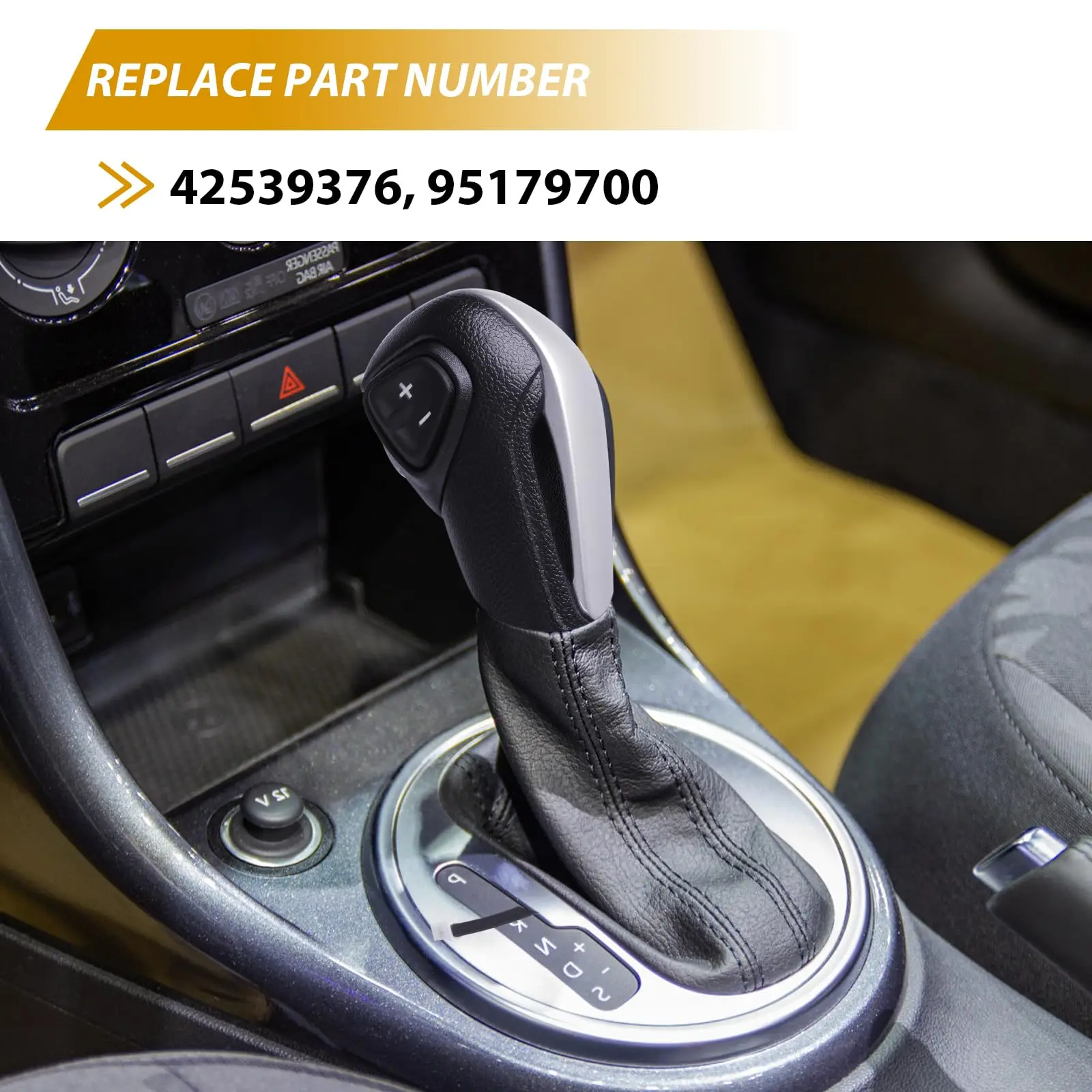 95179700 Ручка переключения передач с левым рулем, головка рычага автоматической коробки передач для Chevrolet Aveo Sonic Trax 42539376 42333818 94508341
95179700 Ручка переключения передач с левым рулем, головка рычага автоматической коробки передач для Chevrolet Aveo Sonic Trax 42539376 42333818 94508341