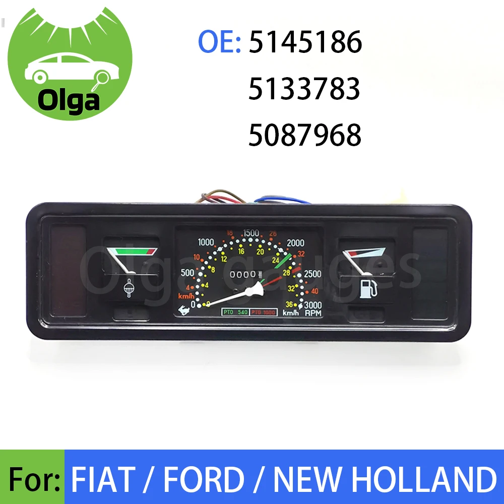 New For Fiat, New Holland, Ford Tractor Instrument 5145186, 5133783, 5087968 Instrument Cluster Assembly Olga Gauge
New For Fiat, New Holland, Ford Tractor Instrument 5145186, 5133783, 5087968 Instrument Cluster Assembly Olga Gauge