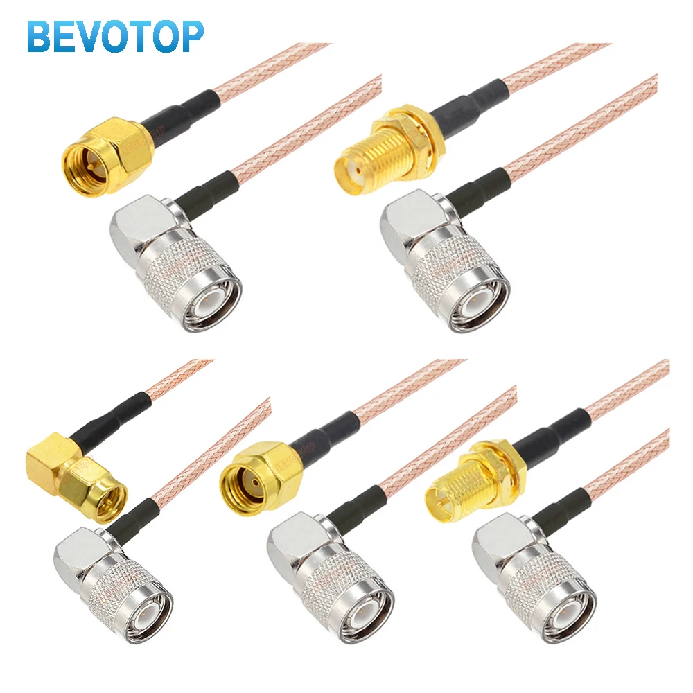 1PCS TNC Male Right Angle 90 Degrees to SMA / RP-SMA Male Plug Female Jack RG316 Cable RF Coaxial Extension Jumper Pigtail
1PCS TNC Male Right Angle 90 Degrees to SMA / RP-SMA Male Plug Female Jack RG316 Cable RF Coaxial Extension Jumper Pigtail