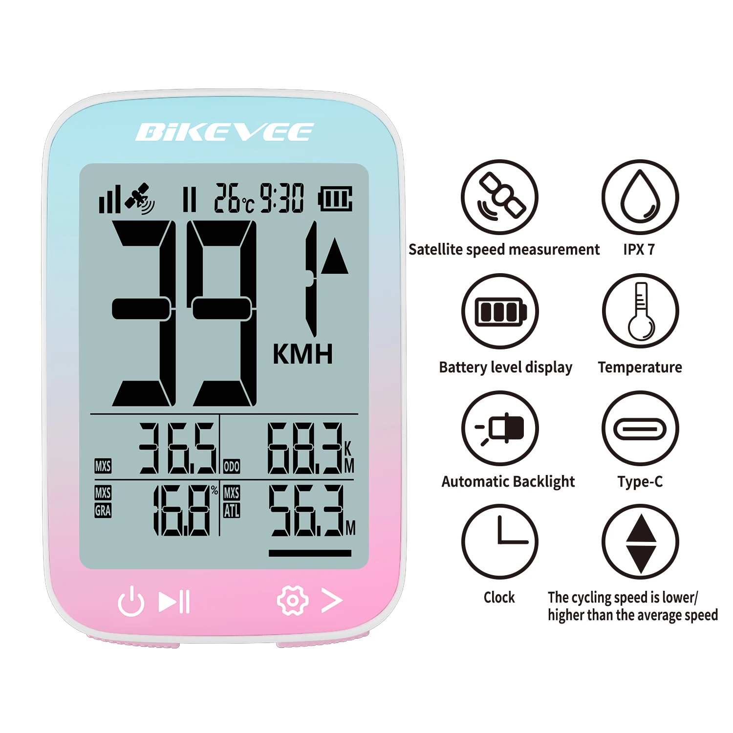 Многофункциональный беспроводной GPS-компьютер для велосипеда с функцией подзарядки, измерение скорости в миль/ч и км/ч, водонепроницаемый, для горных и шоссейных велосипедов, спидометр, одометр, трекер
Многофункциональный беспроводной GPS-компьютер для велосипеда с функцией подзарядки, измерение скорости в миль/ч и км/ч, водонепроницаемый, для горных и шоссейных велосипедов, спидометр, одометр, трекер