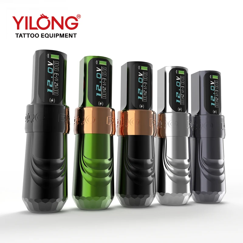 YILONG Rotary Wireless Tattoo Pen Machine 4.0MM Stroke with 1600MAH DUAL-Battery Professional Tattoo Gun for Tattoo Artist
YILONG Rotary Wireless Tattoo Pen Machine 4.0MM Stroke with 1600MAH DUAL-Battery Professional Tattoo Gun for Tattoo Artist