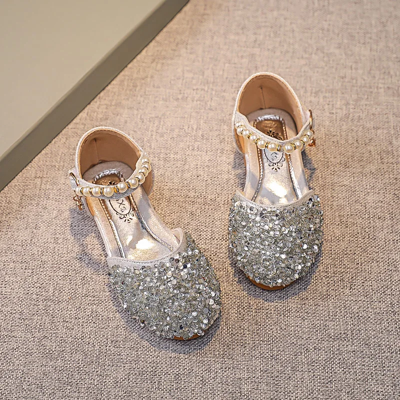Little Girls Sequins Faux Pearl Decoration Sandals Summer Girls Princess Toddlers Mary Janes Shoes Sandals
Little Girls Sequins Faux Pearl Decoration Sandals Summer Girls Princess Toddlers Mary Janes Shoes Sandals