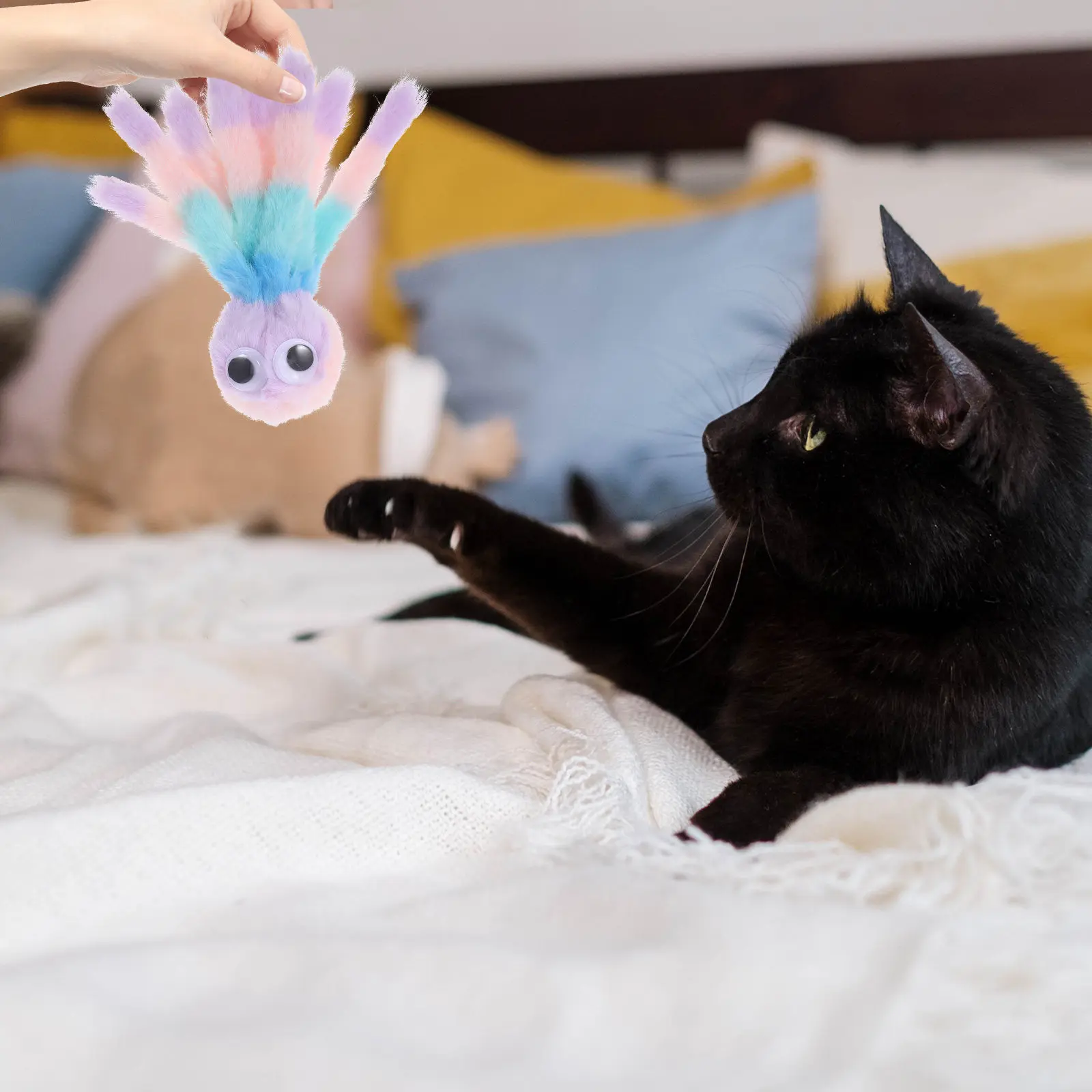 Rainbow Octopus Chewing Interactive Cat Squeaky Kitten Teeth Cleaning Small Animal Chew Octopus Shaped Cat
Rainbow Octopus Chewing Interactive Cat Squeaky Kitten Teeth Cleaning Small Animal Chew Octopus Shaped Cat