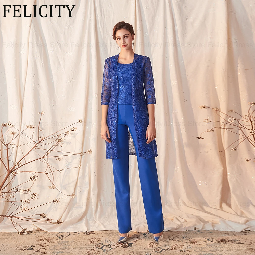 FELICITY 3 Piece Jumpsuit Mother of the Bride Dresses with Jacket 2024 Wedding Guest Dresses Lace Pant Suit Party Evening Gowns
FELICITY 3 Piece Jumpsuit Mother of the Bride Dresses with Jacket 2024 Wedding Guest Dresses Lace Pant Suit Party Evening Gowns
