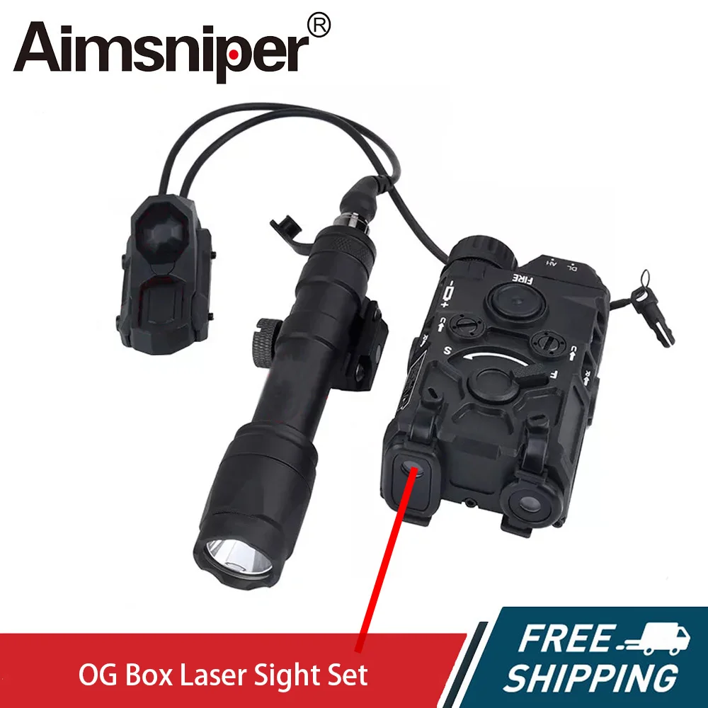 Nylon OG Box Laser Sight(lR+Red/Green/BlueLasers+whiteLight)&M300A Flashlight&Modular Dual wire Remote Pressure Switch(SF+crane)
Nylon OG Box Laser Sight(lR+Red/Green/BlueLasers+whiteLight)&M300A Flashlight&Modular Dual wire Remote Pressure Switch(SF+crane)