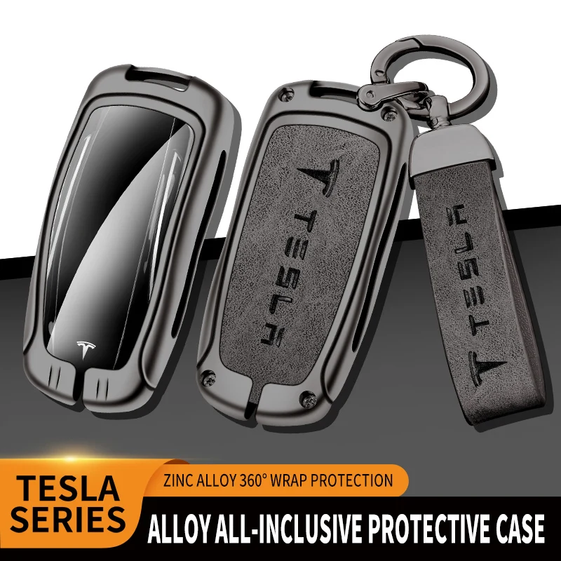 Zinc Alloy Leather Car Remote Key Case Cover Shell Fob Holder For For Tesla Model X Model S Model 3 Model Y Keychain Accessories
Zinc Alloy Leather Car Remote Key Case Cover Shell Fob Holder For For Tesla Model X Model S Model 3 Model Y Keychain Accessories