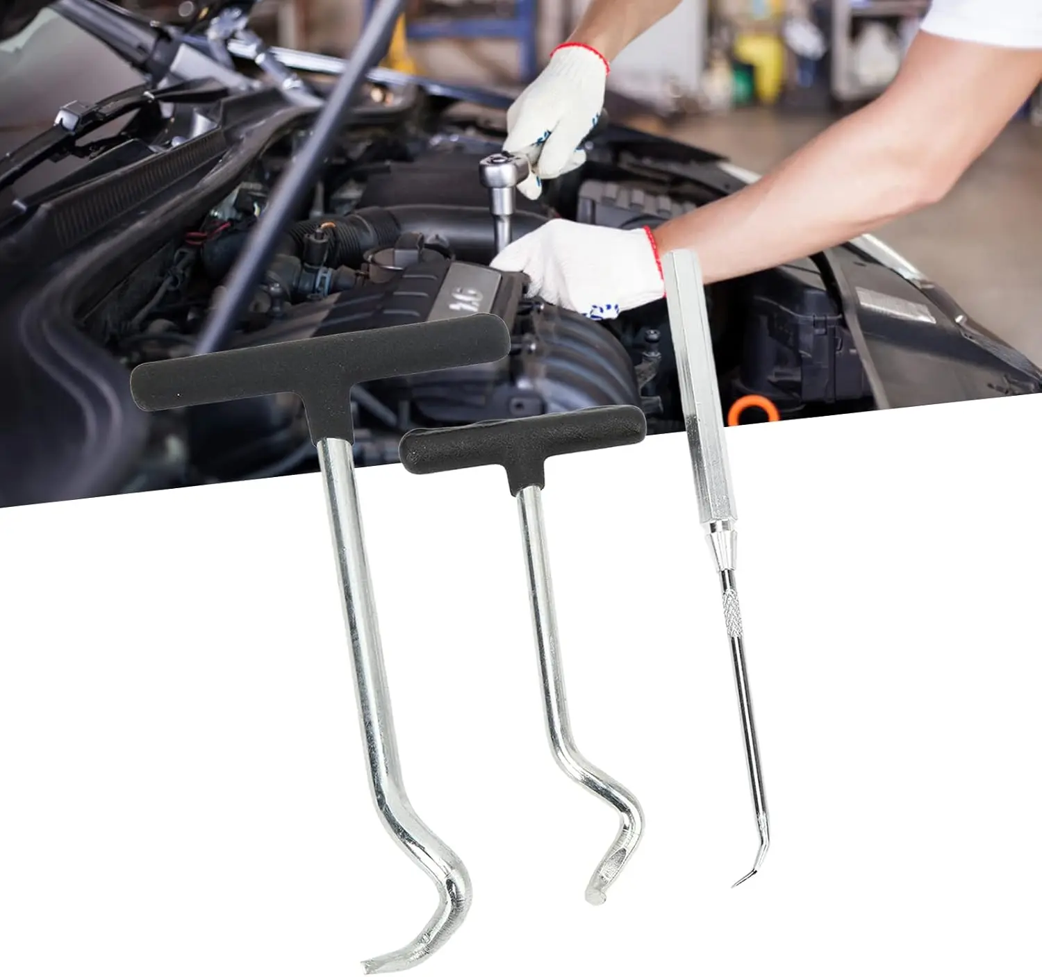 Automotive O Rings Removal Hooks Picks 3Pcs Oil Seal Removal Tool Set Heavy Duty Disassembly Puller Seal Remover Hand Tools
Automotive O Rings Removal Hooks Picks 3Pcs Oil Seal Removal Tool Set Heavy Duty Disassembly Puller Seal Remover Hand Tools