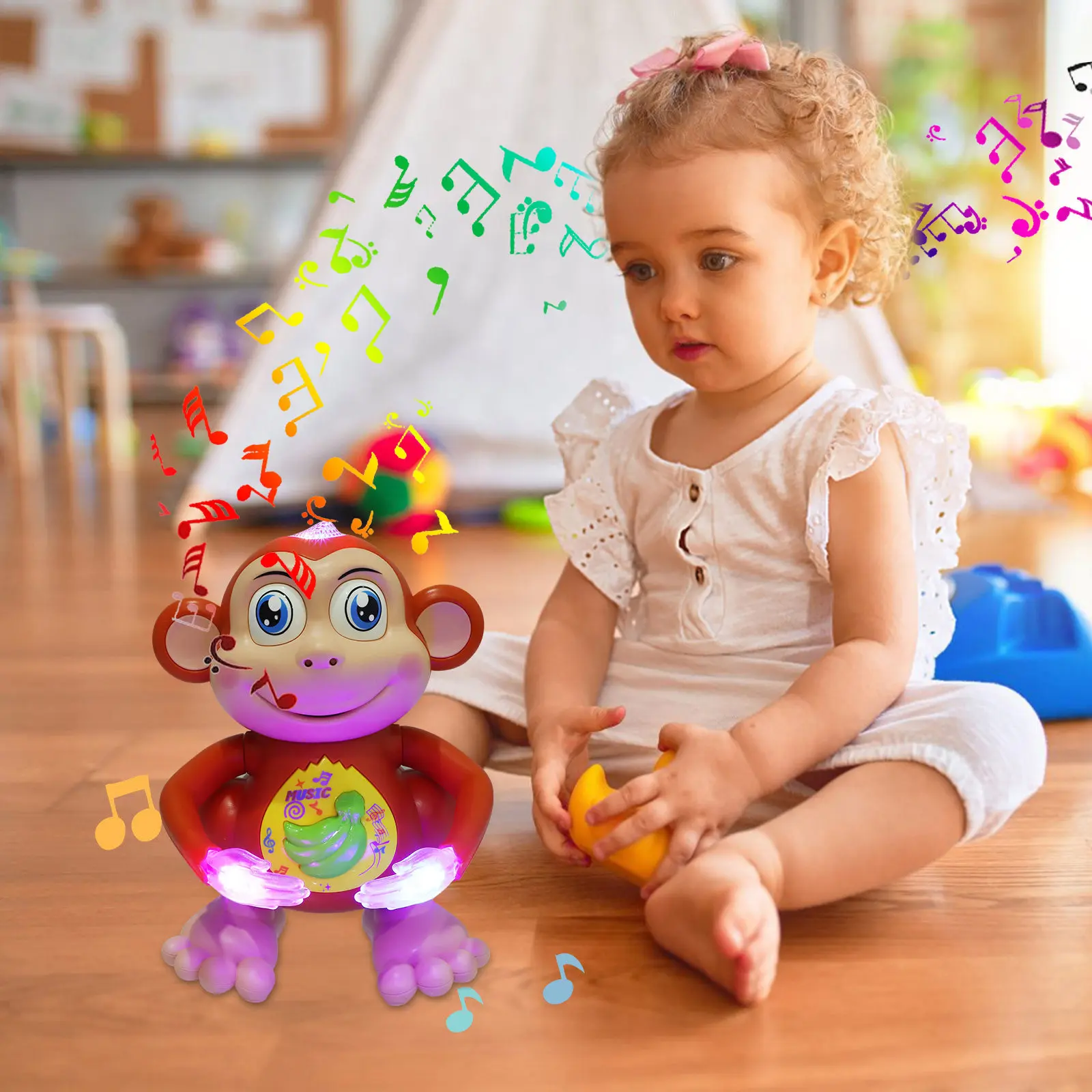 1Pcs Music Light Figure Electric Dancing Interactive Plaything for Cognitive Development Singing Swinging Fun
1Pcs Music Light Figure Electric Dancing Interactive Plaything for Cognitive Development Singing Swinging Fun