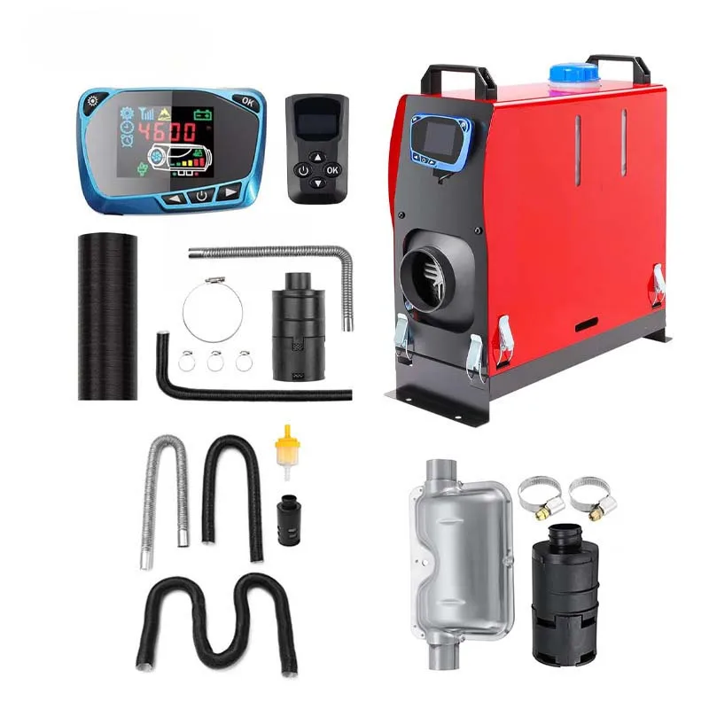 5KW Diesel Air Heater 12V All in One Car Heater With Silencer Remote Control for Car Truck Boat RV Parking Diesel Heater
5KW Diesel Air Heater 12V All in One Car Heater With Silencer Remote Control for Car Truck Boat RV Parking Diesel Heater