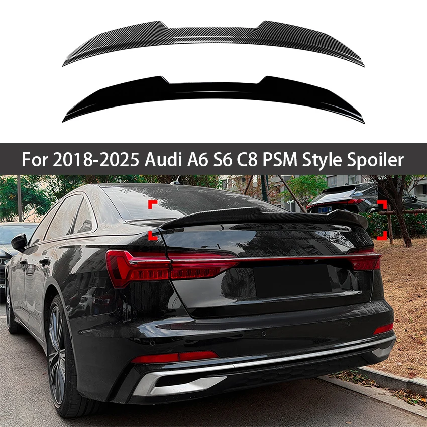 For 2018 2019 2020 2021 2022 2023 2024 2025 Audi A6 S6 C8 Rear Trunk Lid Spoiler Wings Black Carbon Car Accessories Part
For 2018 2019 2020 2021 2022 2023 2024 2025 Audi A6 S6 C8 Rear Trunk Lid Spoiler Wings Black Carbon Car Accessories Part