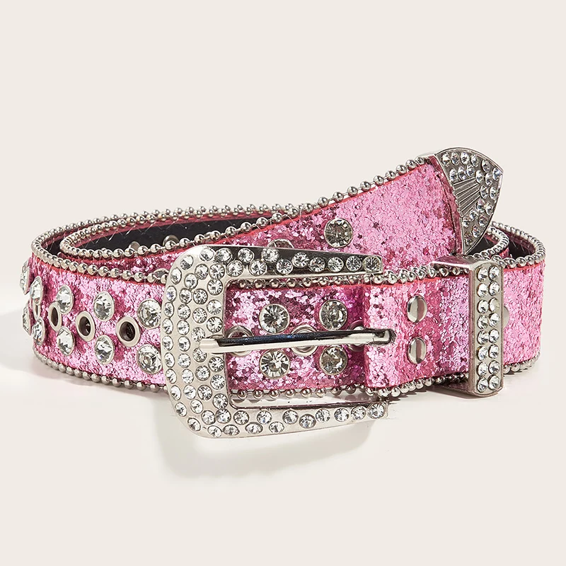 womens fashion rhinestone belts soft leather studded belt punk rock ladies designer waistband pin buckle strapon diamond inlay
womens fashion rhinestone belts soft leather studded belt punk rock ladies designer waistband pin buckle strapon diamond inlay