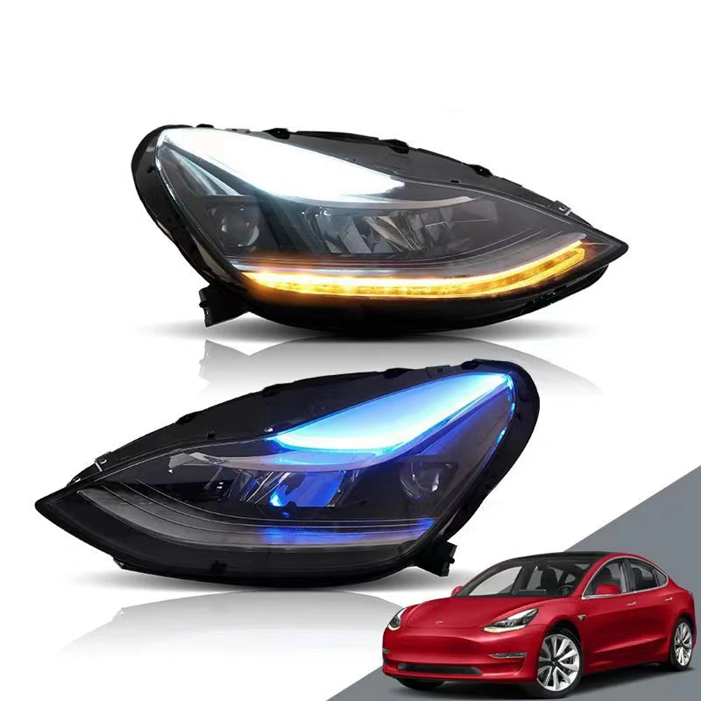 Pop Car Headlight For Tesla Model 3 2017-2022 Streamer Dynamic Turn Signal Lighting Daytime Running Lights LED Front Lamp Assemb
Pop Car Headlight For Tesla Model 3 2017-2022 Streamer Dynamic Turn Signal Lighting Daytime Running Lights LED Front Lamp Assemb