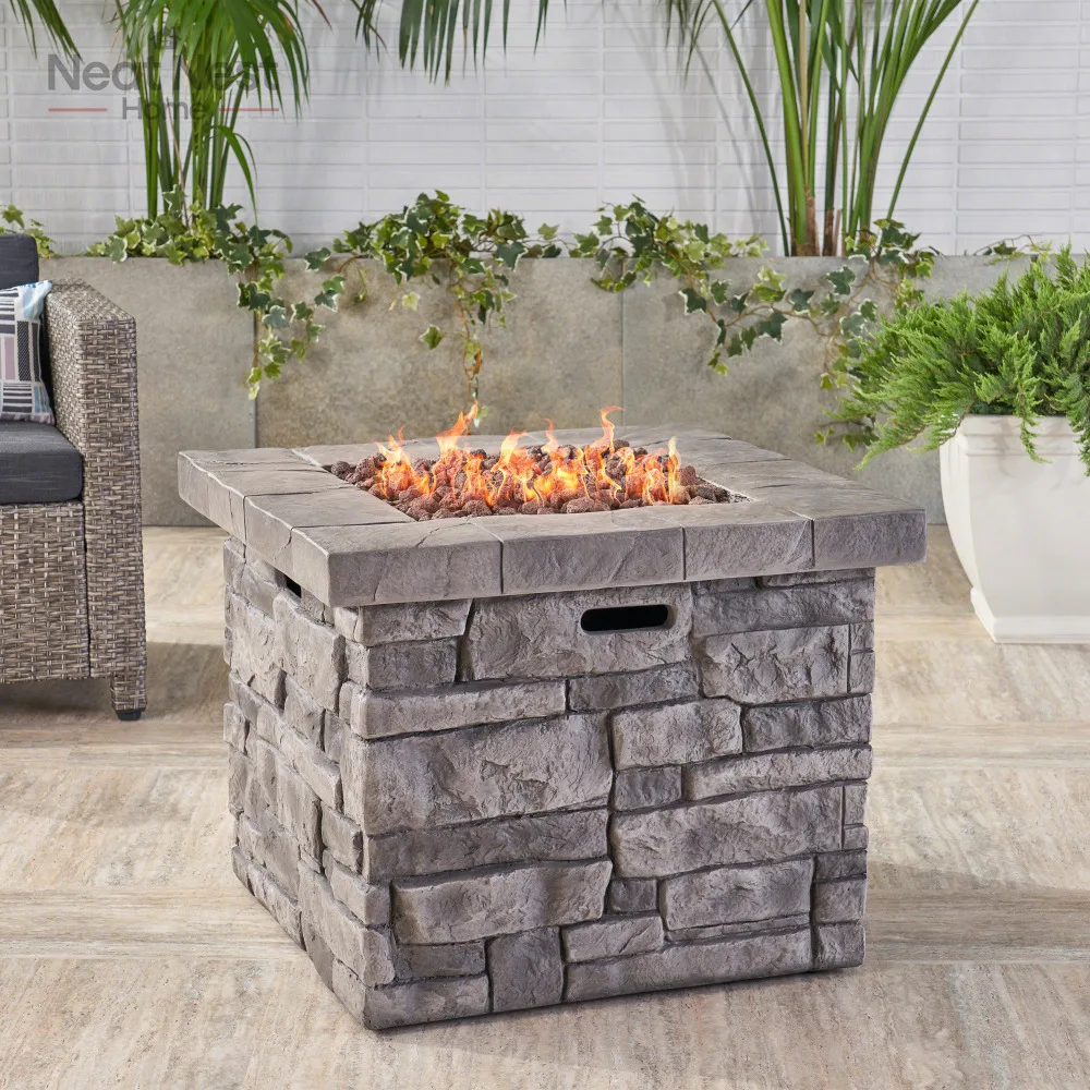 Outdoor Propane Fire Pit Table,40,000 BTU for Gas Smokeless Fire Pit,patio furniture,for Garden&Outdoor,No installation required
Outdoor Propane Fire Pit Table,40,000 BTU for Gas Smokeless Fire Pit,patio furniture,for Garden&Outdoor,No installation required