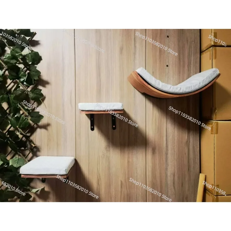 Solid Wood Wall-Mounted Cat Climbing Frame Set, Cat Ladder Bed Tree Space Capsule Jumping Platform Pet Shelf
Solid Wood Wall-Mounted Cat Climbing Frame Set, Cat Ladder Bed Tree Space Capsule Jumping Platform Pet Shelf