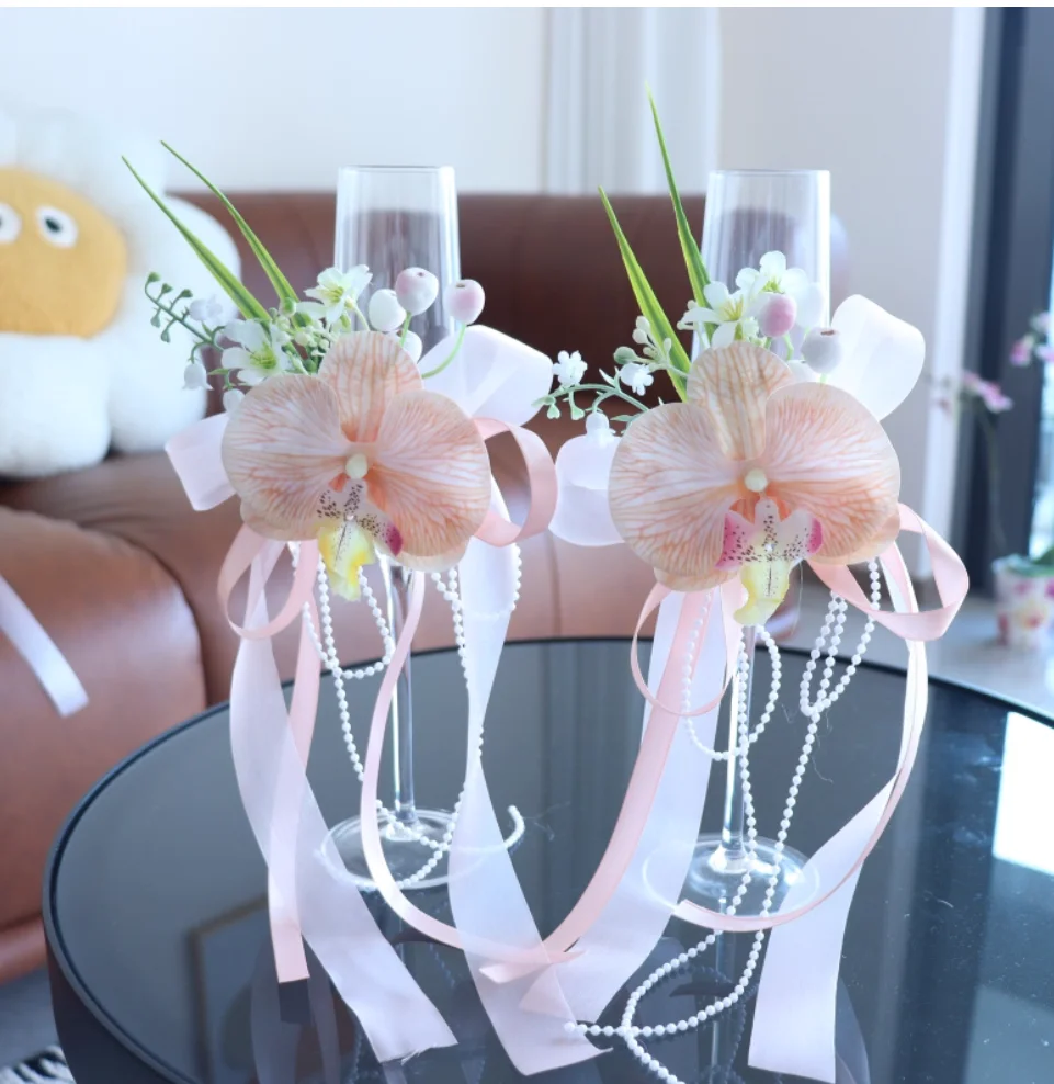 Оригинальное свадебное шампанское Mori Phalaenopsis для невесты и невесты, свадебная церемония, бокал для вина, декоративное цветочное стекло
Оригинальное свадебное шампанское Mori Phalaenopsis для невесты и невесты, свадебная церемония, бокал для вина, декоративное цветочное стекло