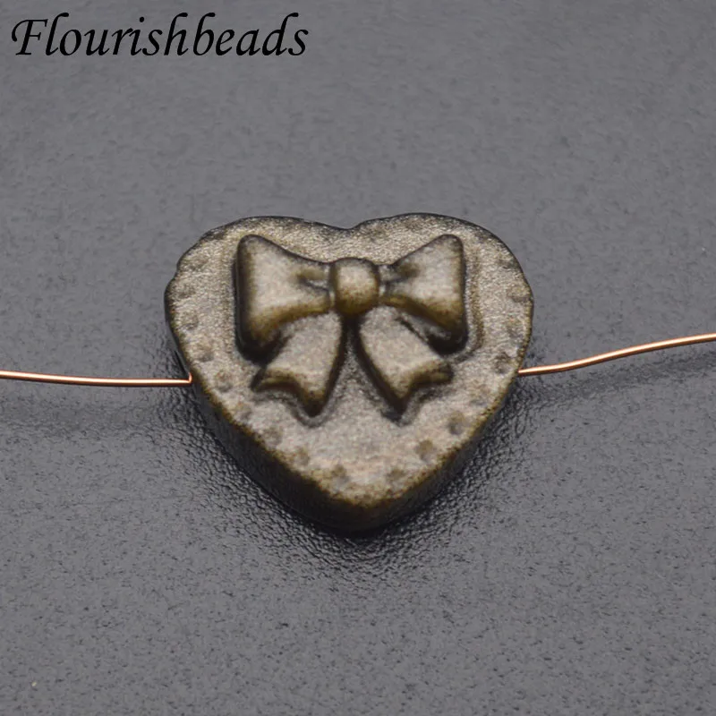 5pcs/lot Natural Gold Obsidian Stone Bead Heart / Money Cat Shape Through Hole Loose Beads for Jewelry Making
5pcs/lot Natural Gold Obsidian Stone Bead Heart / Money Cat Shape Through Hole Loose Beads for Jewelry Making