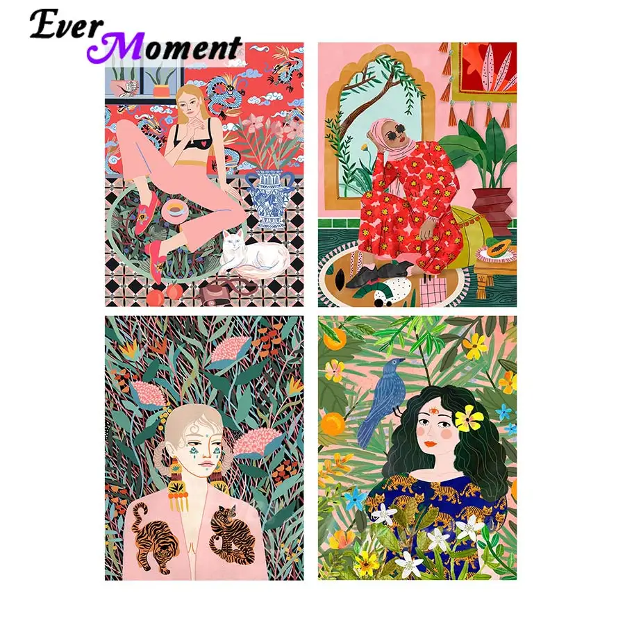 Алмазная мозаика Ever Moment, полный комплект, вышивка для девочек, драгоценный камень, вышивка крестиком, декоративные картины для гостиной 3F2625 
Алмазная мозаика Ever Moment, полный комплект, вышивка для девочек, драгоценный камень, вышивка крестиком, декоративные картины для гостиной 3F2625