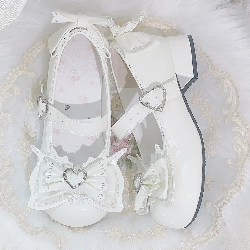Girl Heart Cute Lolita Original Sweet Cute Butterfly Bow Round Head Low Heel Lolita Shoes Japanese Kawaii Loli Single Shoes
Girl Heart Cute Lolita Original Sweet Cute Butterfly Bow Round Head Low Heel Lolita Shoes Japanese Kawaii Loli Single Shoes