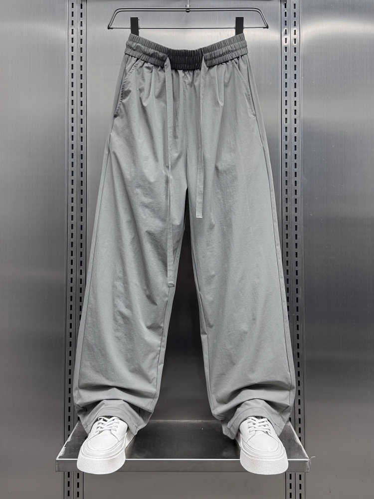 Модные мужские брюки из ледяного шелка с быстрым высыханием, прямого кроя, повседневные, дышащие, свободные, летние, однотонные, стильные
Модные мужские брюки из ледяного шелка с быстрым высыханием, прямого кроя, повседневные, дышащие, свободные, летние, однотонные, стильные