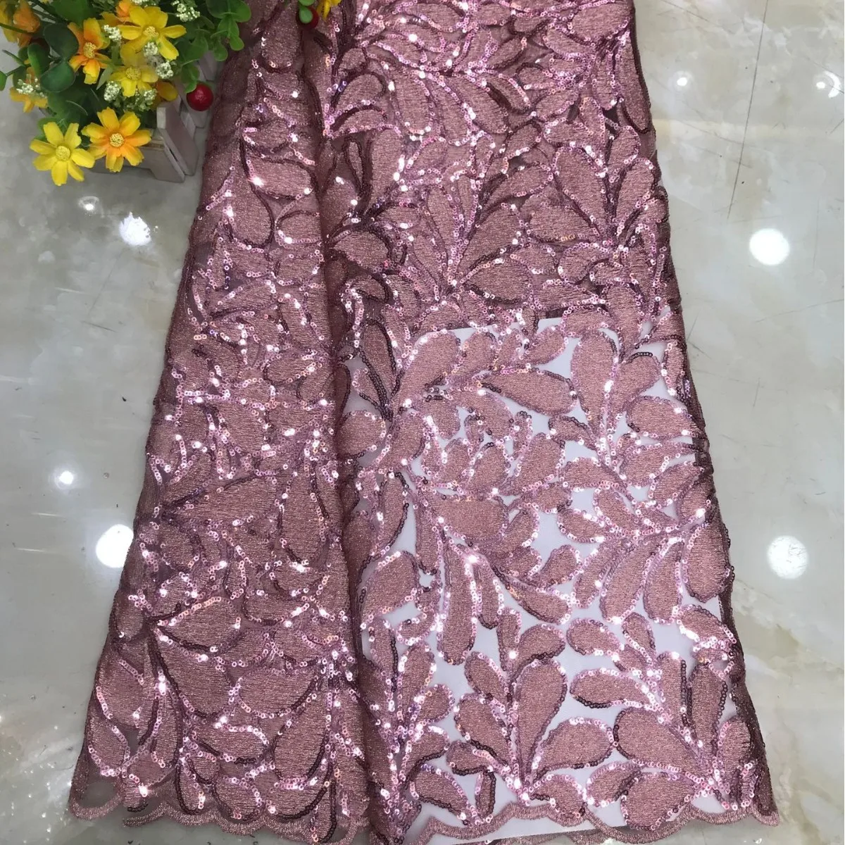 Gold Thread Leaf Full Sequin Embroidery LaceFabric,3M GlitterFloral Tulle for WeddingEvening Dress Stage Costume Sewing Material
Gold Thread Leaf Full Sequin Embroidery LaceFabric,3M GlitterFloral Tulle for WeddingEvening Dress Stage Costume Sewing Material