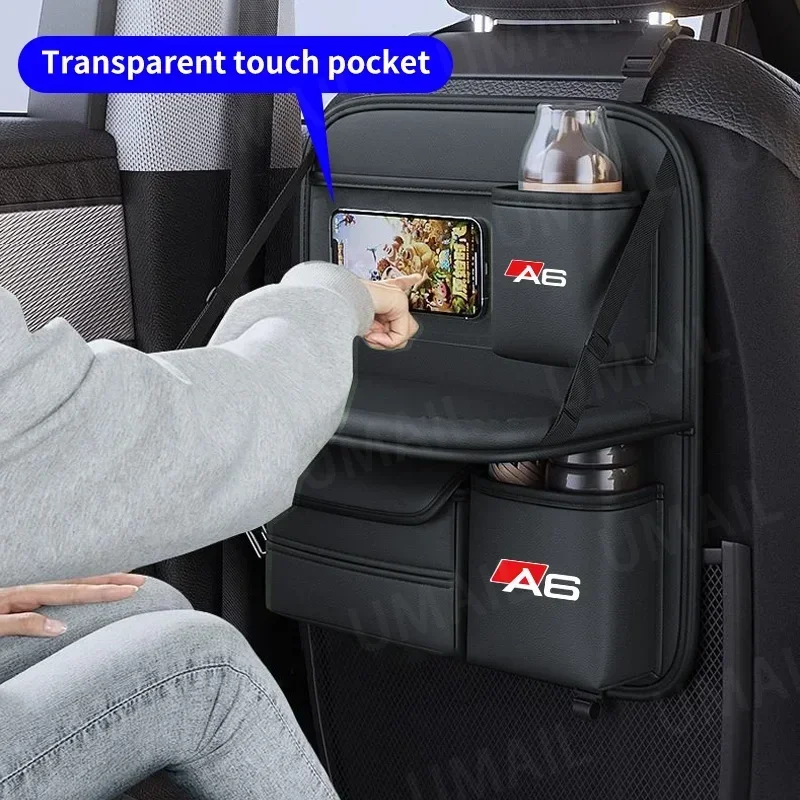 Car Seat Back Storage Bag for Kids with Foldable Dining Table Tray Multi-Pocket Backseat Organizer for Audi A1 A3 A4 A5 A6 A7 A8
Car Seat Back Storage Bag for Kids with Foldable Dining Table Tray Multi-Pocket Backseat Organizer for Audi A1 A3 A4 A5 A6 A7 A8
