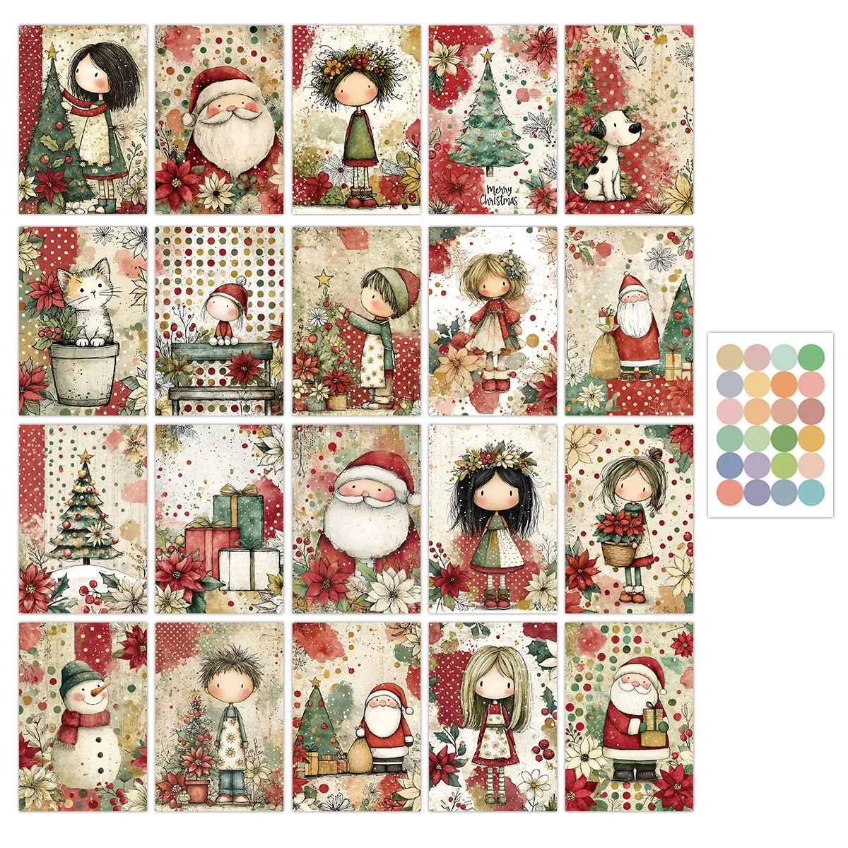 《20 Vintage Christmas Decorative Cards》20 Vintage Christmas Decorative Cards for Holiday Greetings and NostalgicFestive Displays
《20 Vintage Christmas Decorative Cards》20 Vintage Christmas Decorative Cards for Holiday Greetings and NostalgicFestive Displays