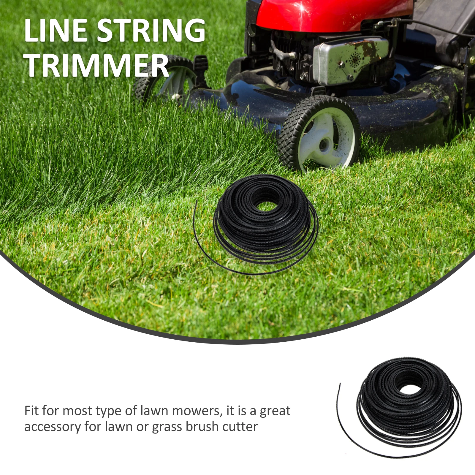 Mowing Wire Accessories Lawn Mower Line Round Replacement Steel Gas Trimmer String Grass Practical Wear
Mowing Wire Accessories Lawn Mower Line Round Replacement Steel Gas Trimmer String Grass Practical Wear