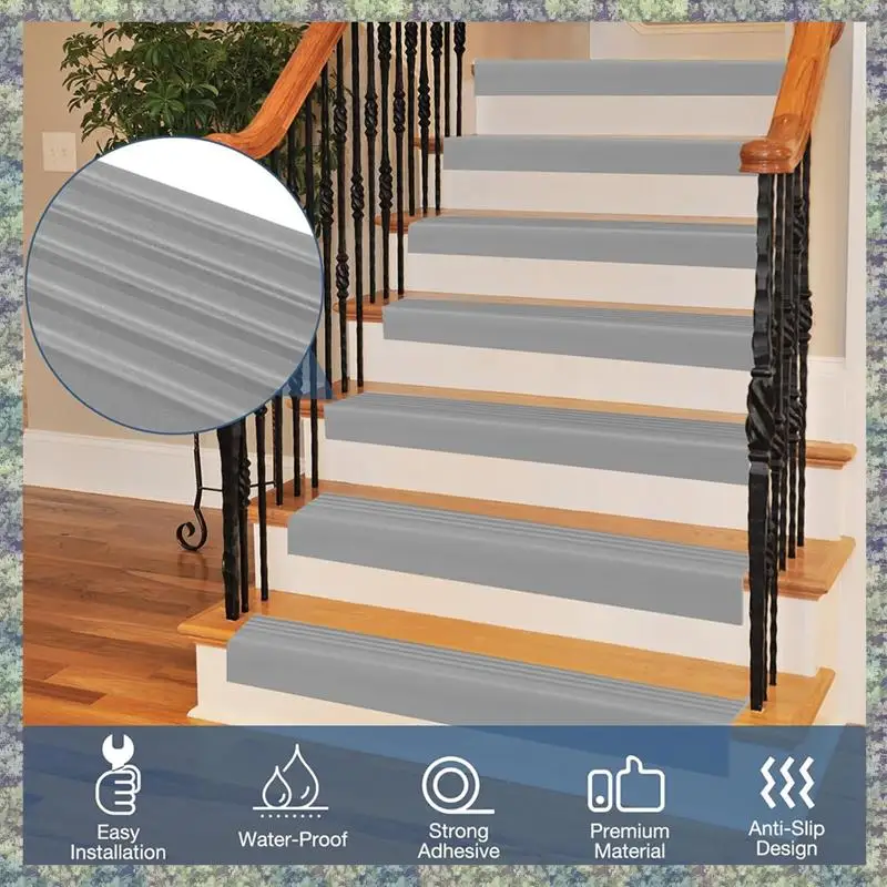 WON Stair Edge Protector Rubber Edging Guard Trim Self Adhesive For Outdoor Indoor Gray
WON Stair Edge Protector Rubber Edging Guard Trim Self Adhesive For Outdoor Indoor Gray