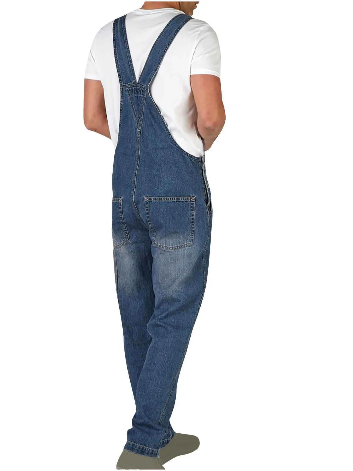 Mens Vintage Slim Strap Overalls Retro Skinny Suspender Dungarees Pure Color Big Size Denim Bib European Casual Long Jeans
Mens Vintage Slim Strap Overalls Retro Skinny Suspender Dungarees Pure Color Big Size Denim Bib European Casual Long Jeans